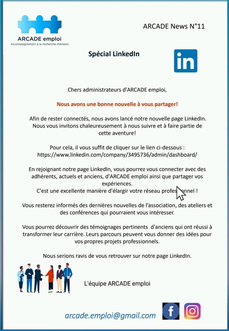 Lire la suite à propos de l’article Newsletter N°11