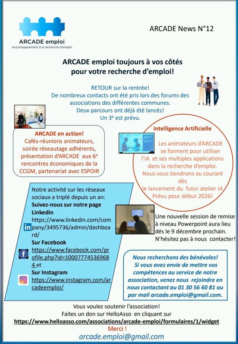 Lire la suite à propos de l’article Newsletter N°12
