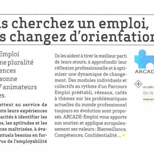 Noisy Le Mag – Vous cherchez un emploi ? Vous changez d’orientation ?